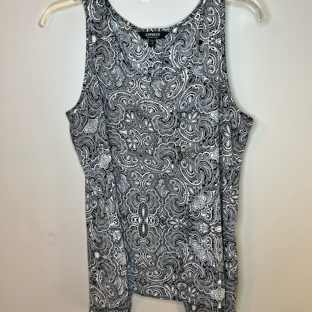 Sleeveless evening top
